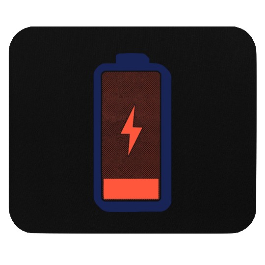 Energized Battery Icon Design Mouse Pads