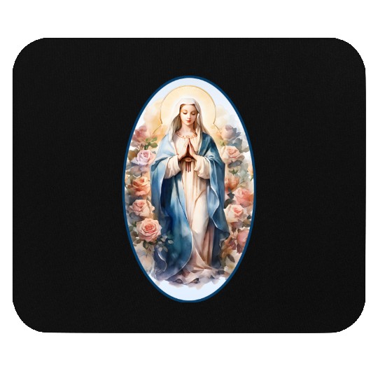 Blessed Mother Mary Knows Best Catholic Mouse Pads