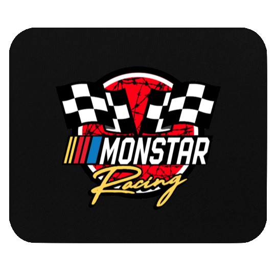 monstar racing barbed wire Mouse Pads