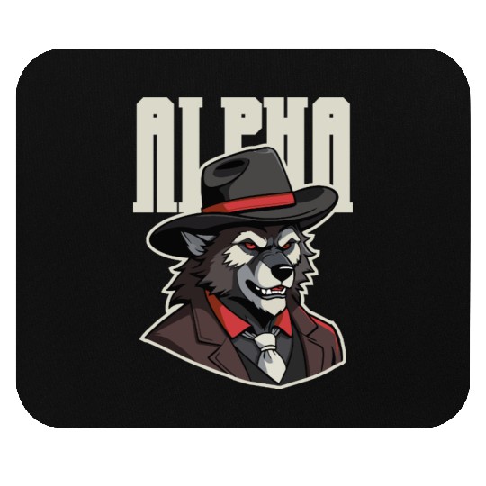 Alpha Wolf – No Beta Behavior Mouse Pads