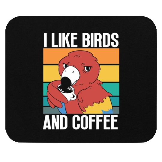 Bird Watching Cute Bird Lover Mouse Pads