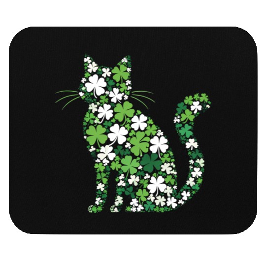 Catrick's Day – Lucky Cat Celebration Mouse Pads