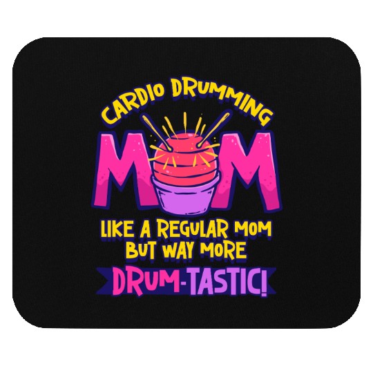 Cardio Drumming Mom Mouse Pads