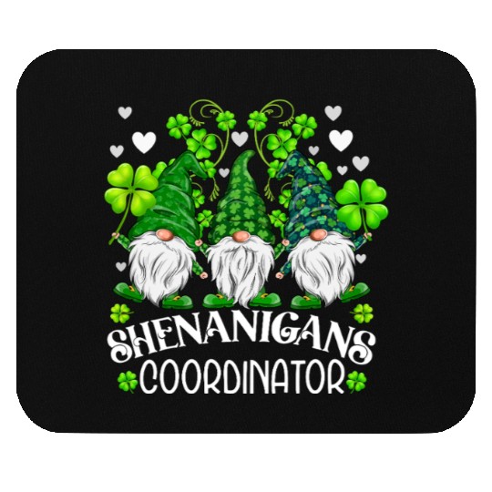 Shenanigans Coordinator St. Patricks Day Gnomes Mouse Pads