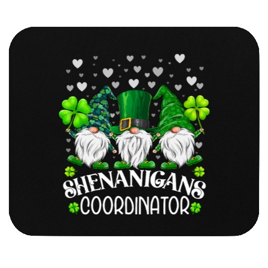 Shenanigans Coordinator St. Patricks Day Gnomes Mouse Pads
