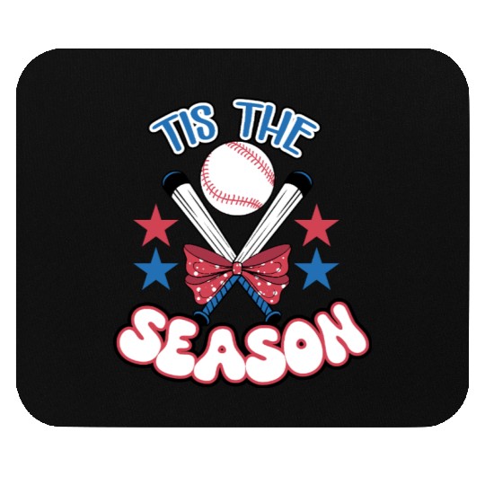 Tis the season - Baseball Mom Theme Mouse Pads