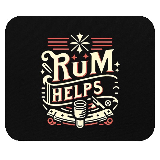 Rum Helps 11 Mouse Pads