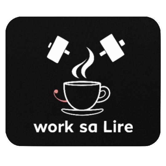 Running on Coffee and Chaos - Funny Caffeine Lover Mouse Pads