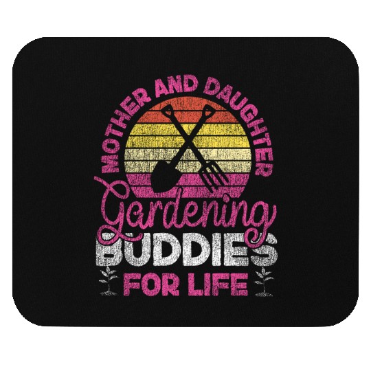 Plant Lover Gardening Mom Daughter Mouse Pads