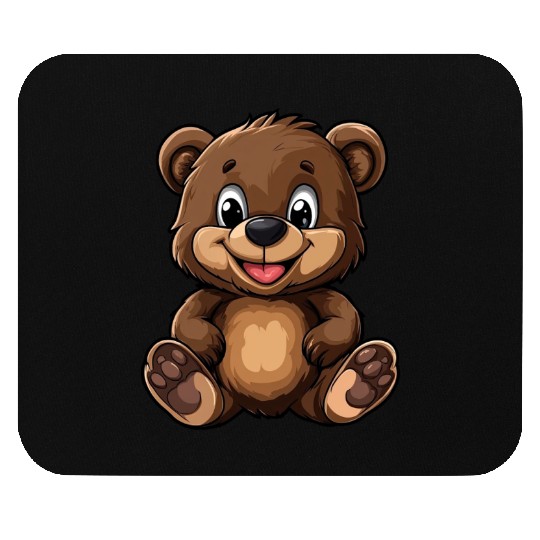 Little brown bear Mouse Pads