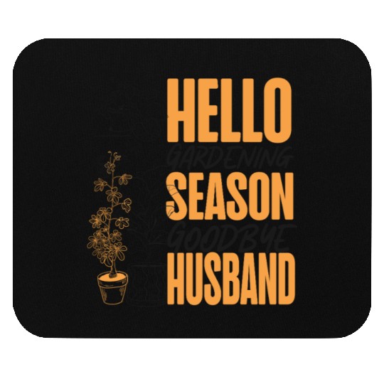 Plant Lover Gardening Husband Wife Mouse Pads