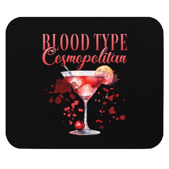 Cocktail Bartender Blood Type Cosmopolitan Mouse Pads