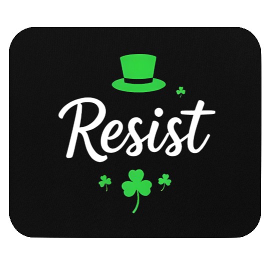 Resist and Celebrate St. Patrick’s Day Mouse Pads
