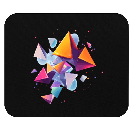 Creative colorful shapes Mouse Pads