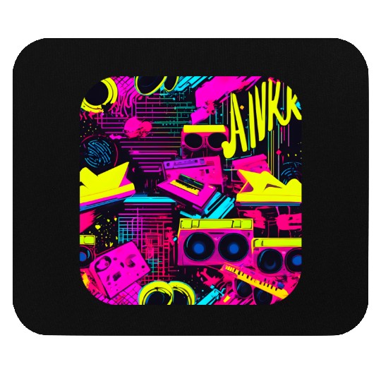 Vintage 80s party old school Mouse Pads