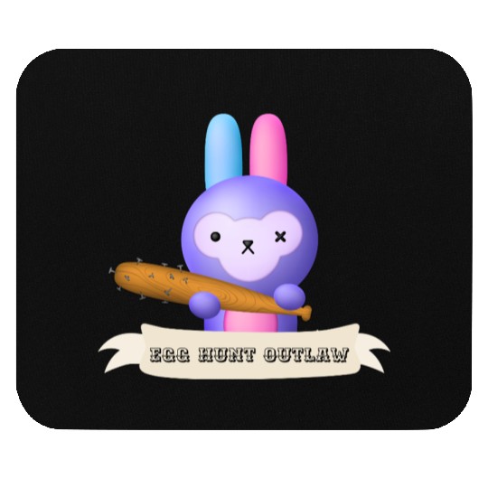 Egg Hunt Outlaw Easter Mouse Pads