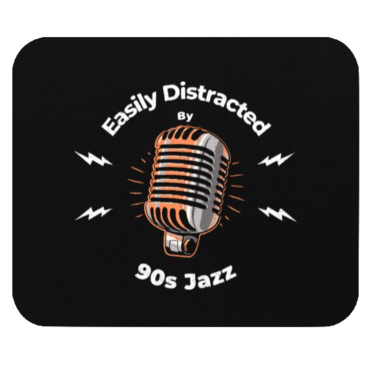 Easily Distracted by 1990s Jazz Mouse Pads