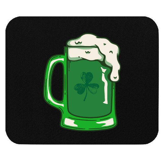 Green Beer Mouse Pads