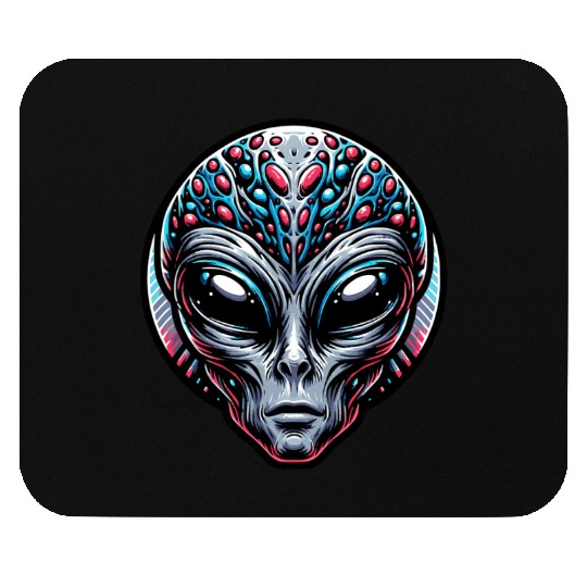 Mutant Grey Alien Mouse Pads