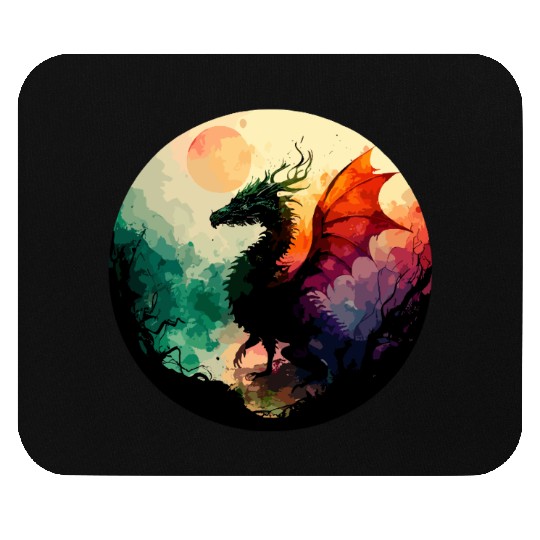 Abstract Dragon Mouse Pads