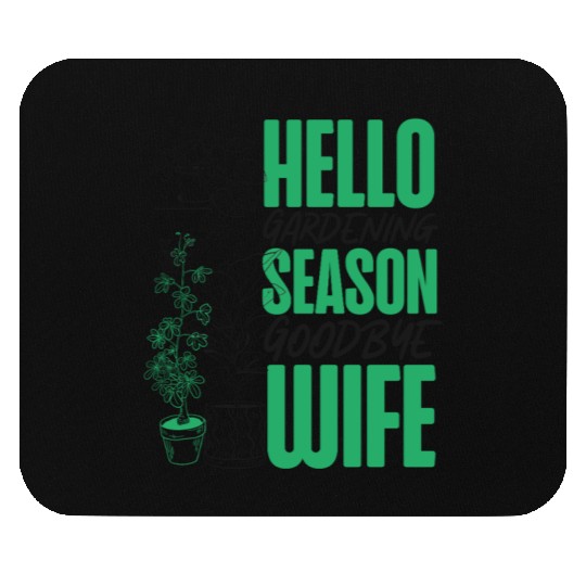 Plant Lover Gardening Husband Wife Mouse Pads