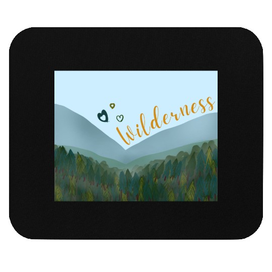 Love wilderness sticker, adventure, outdoors Mouse Pads