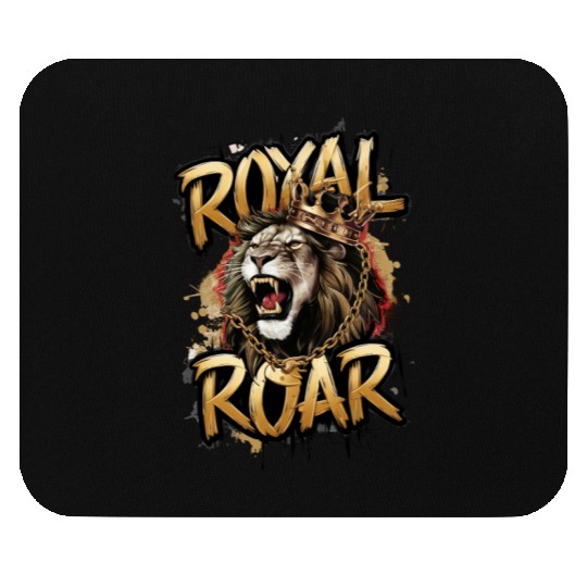 Vintage Hip Hop Rapper-Inspired Lion Design Mouse Pads