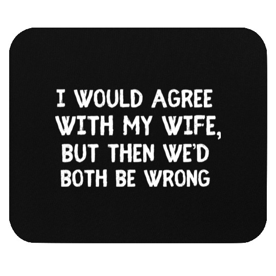 Funny Husband Wife Mouse Pads