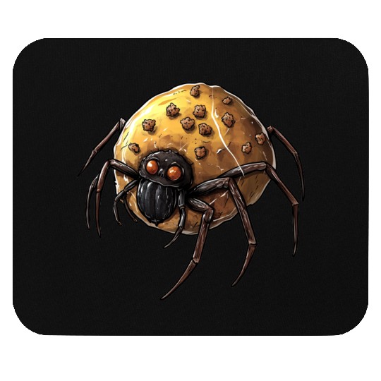 Donut Spider Funny Creative Motif Mouse Pads