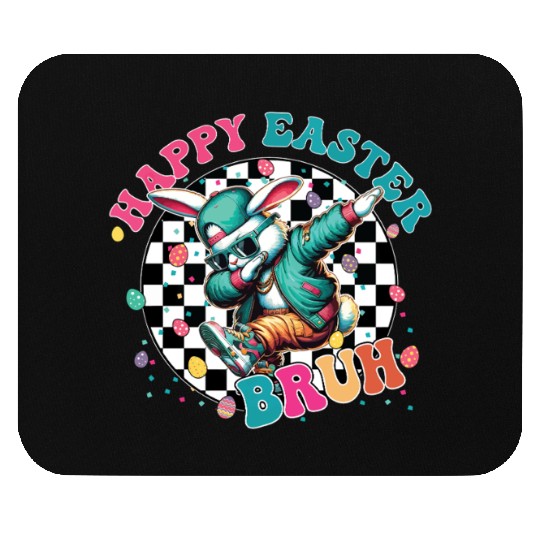 Hip-Hop Easter Bunny Vibes Mouse Pads