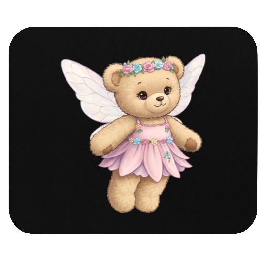 Teddy bear fairy Mouse Pads