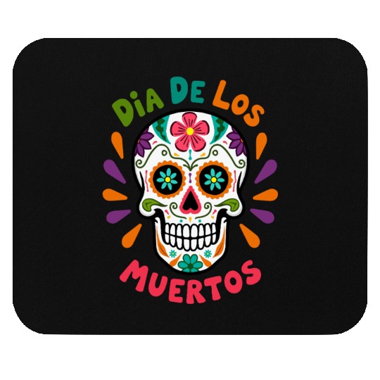 Mexico Día de los Muertos Skull Mouse Pads