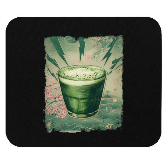 POWERED BY MATCHA - JAPAN THEME Mouse Pads