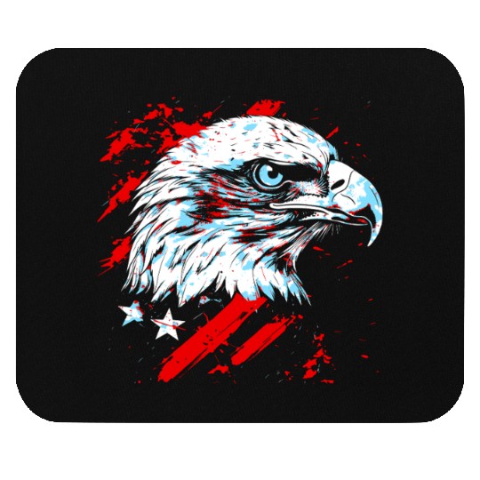 Symbol of America - American Bald Eagle Mouse Pads