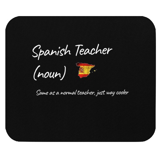 Spanish Teacher Same As Normal Teacher Cooler Mouse Pads
