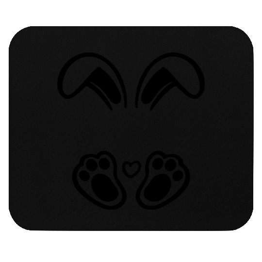 Bunny is Funny Mouse Pads