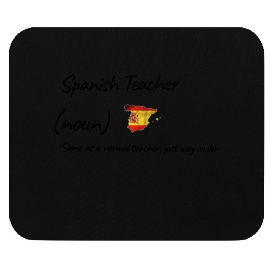 Spanish Teacher Same As Normal Teacher Cooler Mouse Pads