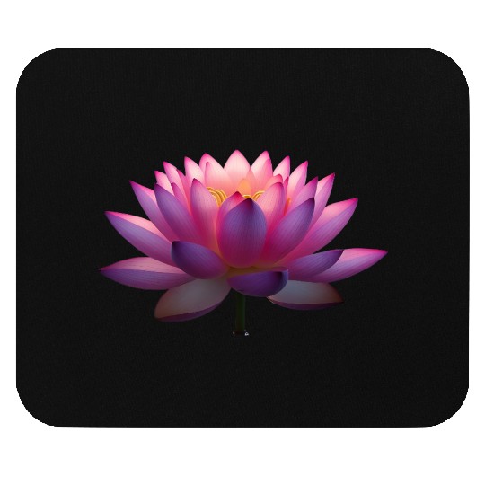 Serene Lotus Bloom Mouse Pads