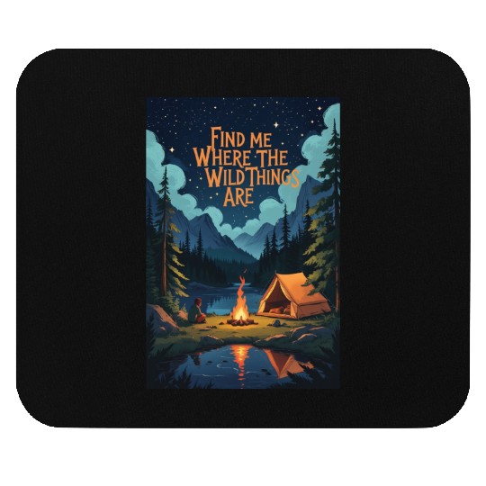 Find Me Where the Wild Things Are Mouse Pads