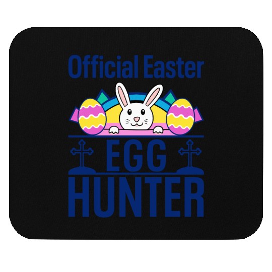 Official Easter Egg Hunter Bunny Funny lover Mouse Pads