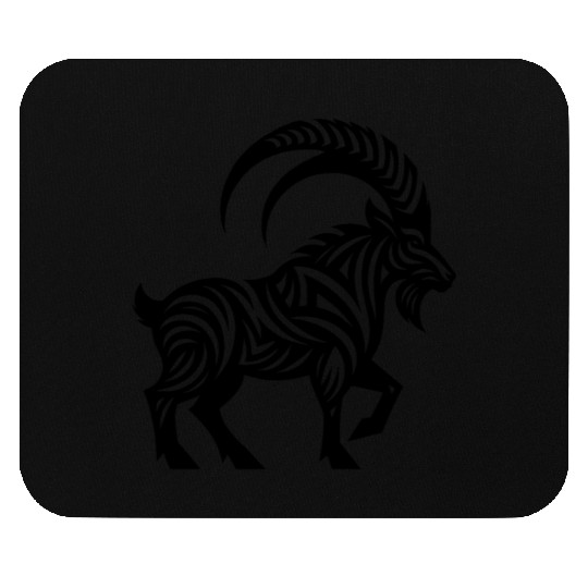 Wild Capricorn Tattoo Mouse Pads