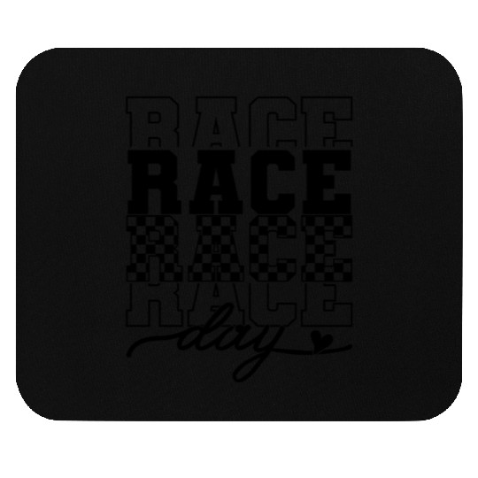 Race Day Racing Season Mouse Pads