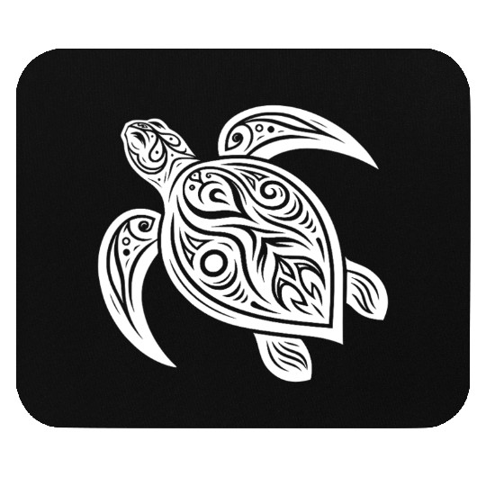 Turtle Magic Mystical Tribal Turtle Mouse Pads