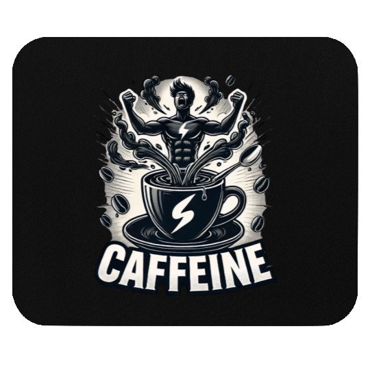Caffeine Beast Mouse Pads