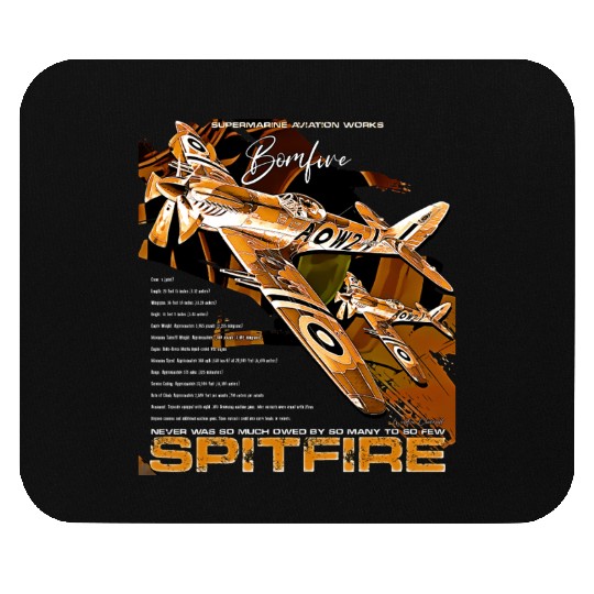 Spitfire Legend: WWII Icon in Flight Mouse Pads