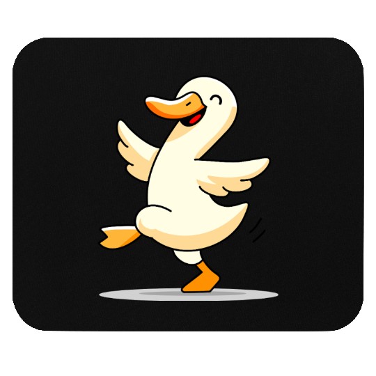 Dancing duck Mouse Pads