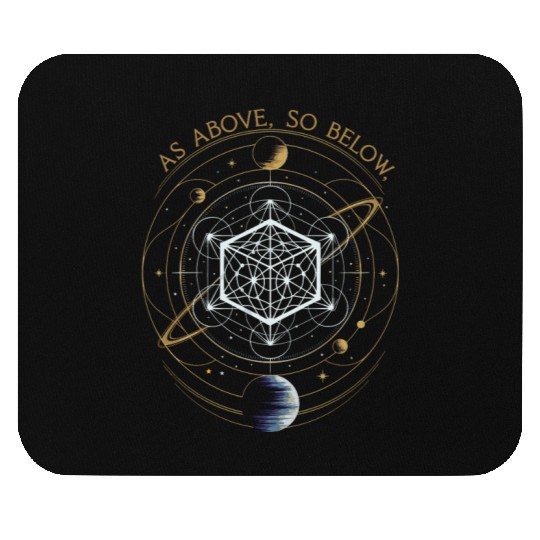 As Above, So Below - Sacred Geometry Mouse Pads