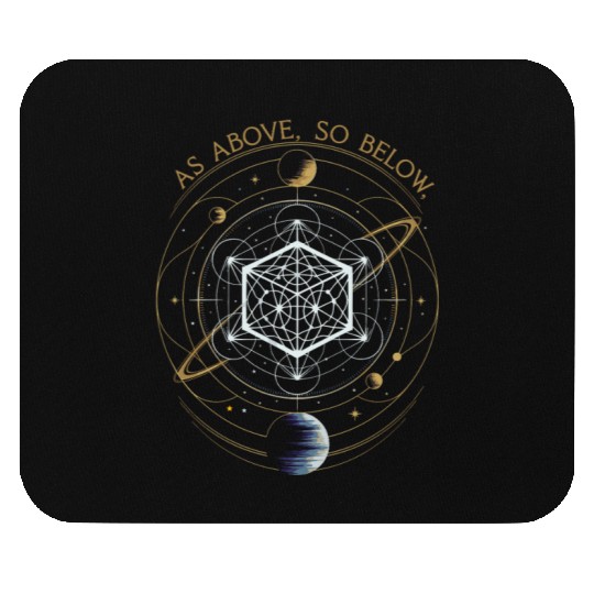 As Above, So Below - Sacred Geometry Mouse Pads