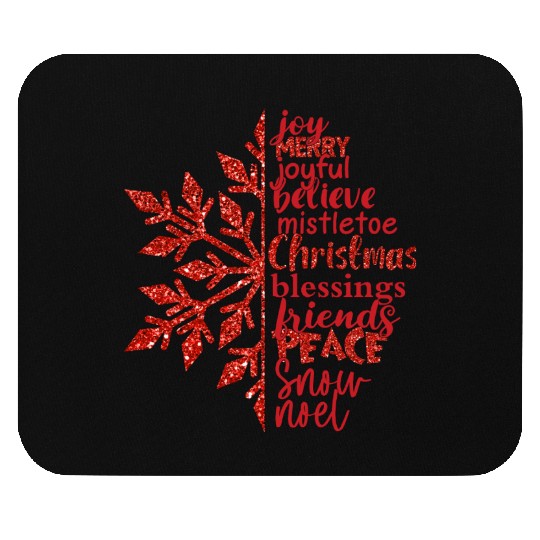 Queen bundle Christmas snowflake sublimation Mouse Pads