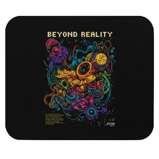 Psychedelic Sci-Fi Design Mouse Pads